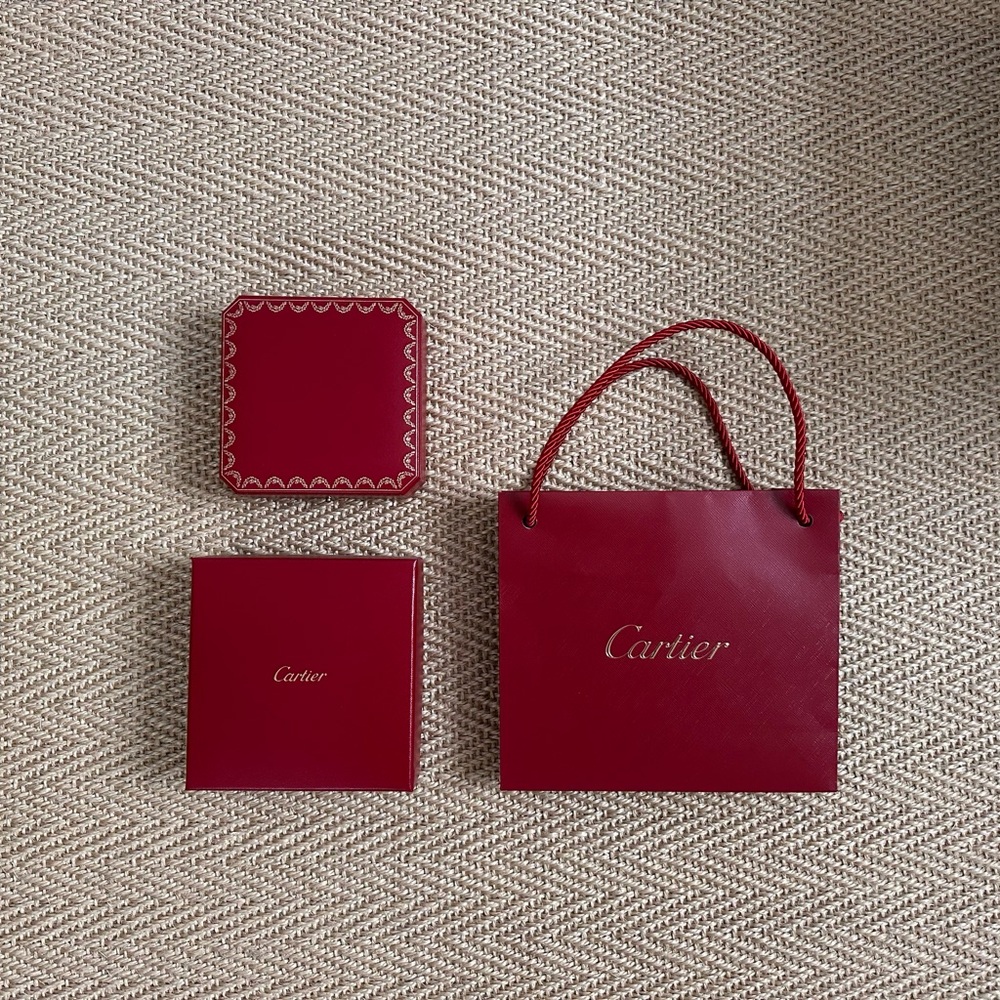 Cartier Red Box, Case and Bag